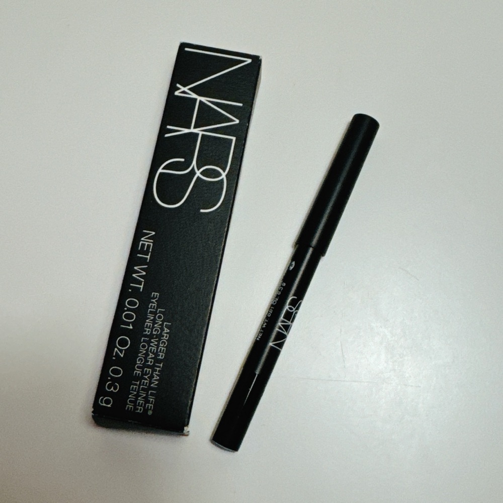 NARS Larger Than Life Long-Wear Eyeliner Via Veneto Black travel size New 0.01oz